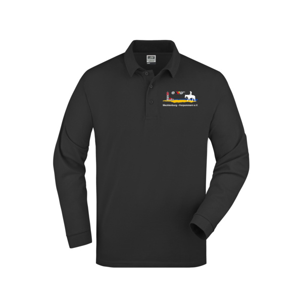 Brustdruck - Polo-Piqué Long-Sleeved Miniaturansicht