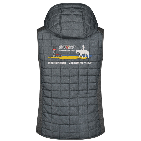 Rückenstick - Ladies' Knitted Hybrid Vest Miniaturansicht