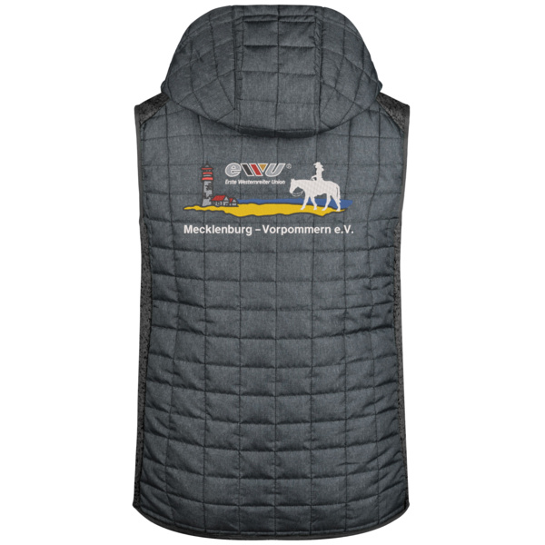 Rückenstick - Men's Knitted Hybrid Vest Miniaturansicht