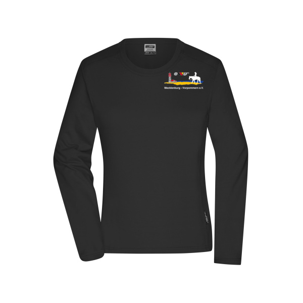 Brustdruck - Ladies' Workwear-Longsleeve-T Miniaturansicht